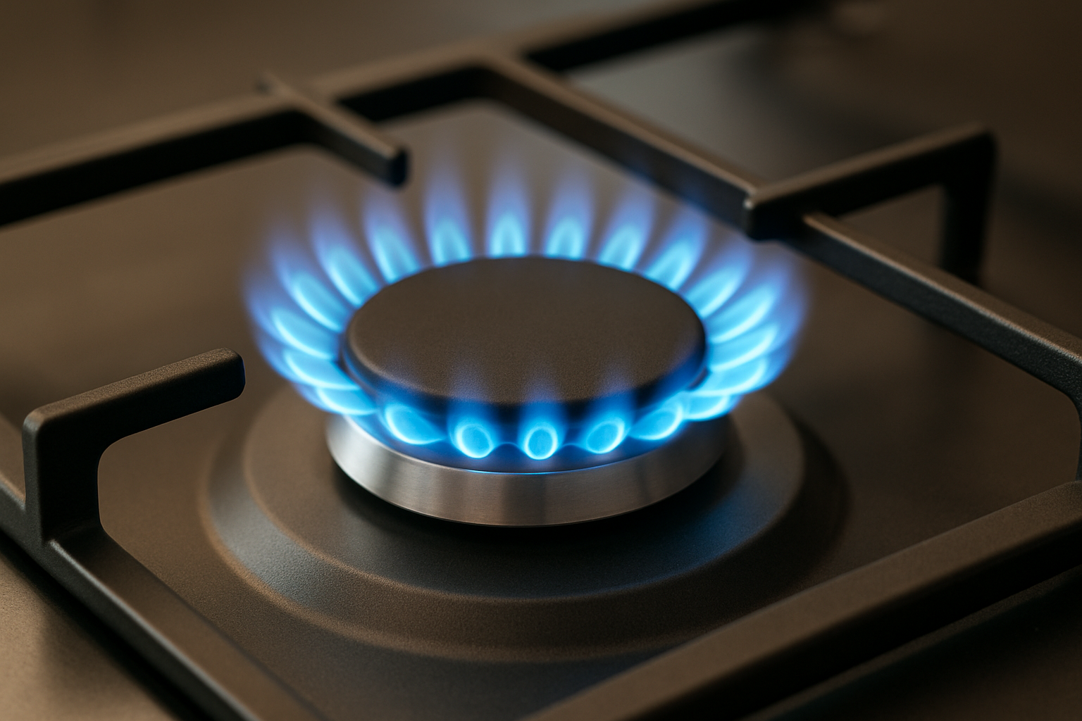 Técnico reparando estufa de gas